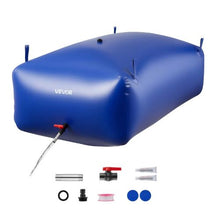 264.2 Gallon Collapsible Water Storage Bladder Leakproof Tear-Resistant PVC Water Tank for RV Truck & Outdoor Use