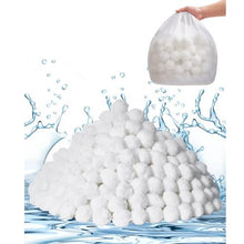 Pool Filter Balls 4.6 lbs – Reusable Polyester Replacement for Sand Filters (White)