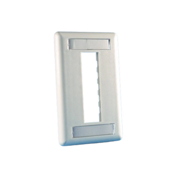 TracJack 3-Port Single Gang Plastic Faceplate OR-40300547