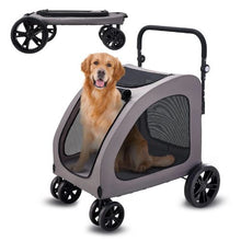 4 Wheels Cat with Dog Carrier and Folding for Pet's DTC-909