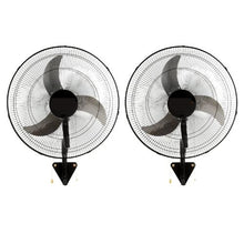 18″ Oscillating Industrial Wall Mount Fan, 3-Speed, 4000 CFM (2-Pack)
