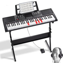 88-Key Folding Keyboard Piano with Bluetooth MIDI Stand & Touch Sensitive Keys for Beginners