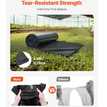 3 x 50' Ft 4 Mil Black Thick Plastic Sheeting Roll Plastic Drop Cloth Painters Tarp Multi-Purpose Plastic Sheeting Heavy Duty YF3FT50FTB