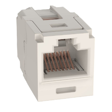 1 Port Mini-Com Cat5e UTP RJ45 Coupler Module Polycarbonate CC5E88IW