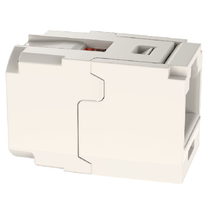 1 Port Mini-Com Cat6 UTP RJ45 Coupler Module Polycarbonate CC688IW