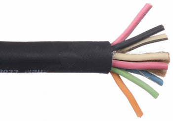 1000' 12/8 SOOW Black Portable Power Cable 600V UL CSA