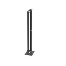 2-Post Black Aluminum 45RU Rack R2PW