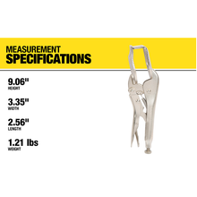 9" Locking Welding Clamp LWC9 (Pack of 10)