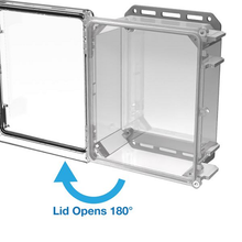 11.75" x 10.23" x 5.13" Industrial Enclosure Included Flange Kit I342HLTCBC