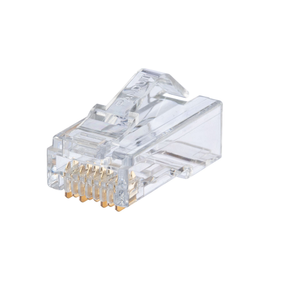 23 AWG Clear Cat 6A Plenum Vari-Matrix Cable Modular Plug SP6X88PHD-C (Pack of 100)