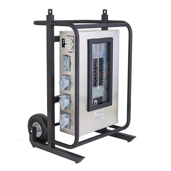 Duplex Gfci U-Ground 200A Power Distribution CAM-Type 2-Wheel 6220CC