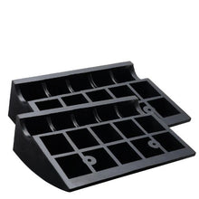 6" Rise & 33069 lbs Capacity Heavy-Duty Rubber Curb Ramp for Cars, Wheelchairs, Bikes & Motorcycles (Pack Of 2)