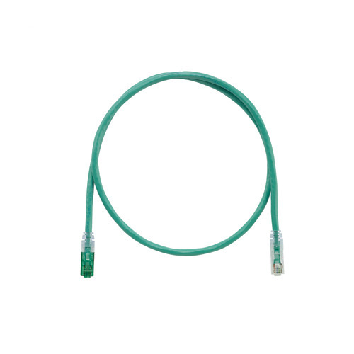10' 24 AWG Green Cat 6 Stranded Keyed Patch Cord UTPKSP10GR