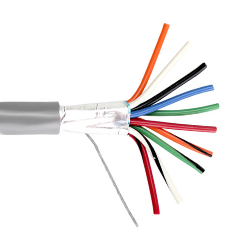 22 AWG 10 Conductor Shielded Multi Conductor Cable