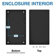 Standard Smooth Recess Sloped Empty Enclosure Almond Flanged Wallmount 0.9 Height 15S,AL