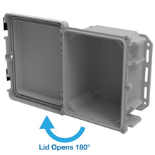 9.71"D X 8.23"W X 5.13"H Industrial Enclosure Flange Aluminium Cabinet Kit I152HLTGBG