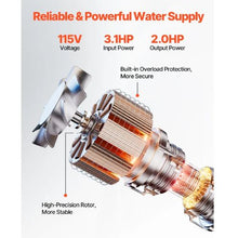 31.7 GPM, 450ft Head, Stainless Steel 2HP Deep Well Submersible Pump for Irrigation, Farm, and Home Use