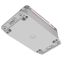 Flanged Base Polycarbonate Plastic Clear/gray RBF53P06C10G