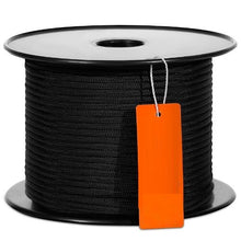 3/16" x 250FT 32 Strand Outdoor Braided Nylon Rope Black
