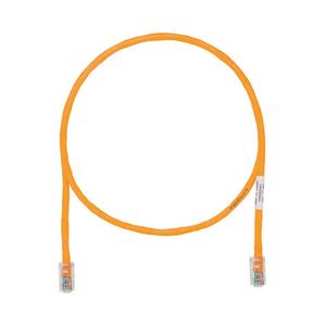 1' 24 AWG Orange Cat 5e Stranded Patch Cord UTPCH1ORY