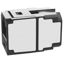 Mini-Com Cat6A 10Gig UTP RJ45 Coupler Module Polycarbonate