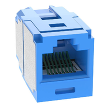 1 Port Mini-Com Cat6A 10Gig UTP RJ45 Coupler Module Polycarbonate CC6X88BU