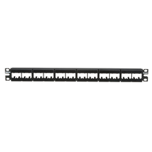24 Port Mini-Com Modular Patch Panel Faceplate W/O Label CPP24WBLY