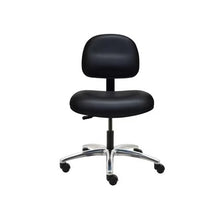 17" H - 22" H Desk Height Vinyl Chair No Arms AL12-V-BLACK-251 Black