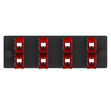 8 Port Opticom MPO Fiber Optic Adapter Panel FAP Horizontal FAPH0824RDMPO