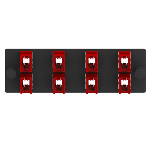 8 Port Opticom MPO Fiber Optic Adapter Panel FAP Horizontal FAPH0824RDMPO