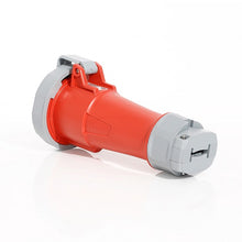 Leviton 30 Amp 480V LEV Series IEC Pin & Sleeve Connector Red 330C7WLEV