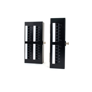 12 Port Wall Mount Patch Panel 568A/B Wired PP1288/110A6