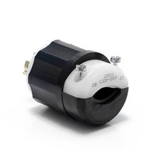 Leviton 30 Amp NEMA L22-30P Black-White Locking Plug 2821