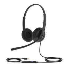 Dual UC USB Wired Headset with Foamy Ear Cushions YEA-UH34-LITE-DUAL-UC