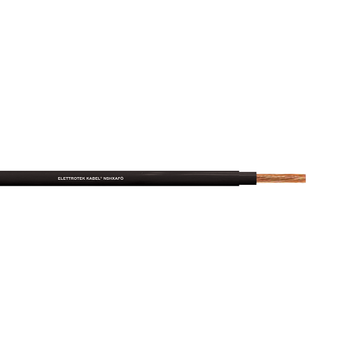 1 AWG 1C Bare Copper Unshielded Rubber Halogen-Free NSHXAFÖ 3KV Medium Voltage Cable
