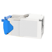 22-26 AWG Mini-Com Cat6A Shuttered Jack Module RJ45 TG Style CJH6X88TGIW