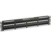 48 Port DataPatch Cat6A 10Gig Flat Punchdown Panel 2RU DP486X88TGY