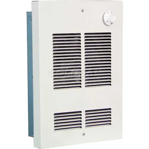 Small Home Shallow Wall Fan Forced 240V Zonal Heater 2000W Built In Double Pole Thermostat SED2024