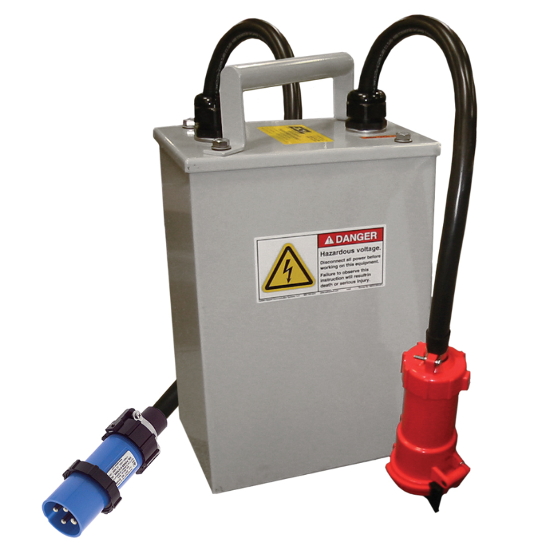 32A-50A 15KVA 240:480VAC Portable Reefer Transformer Unit 3 Phase