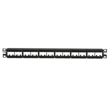 24 Port Mini-Com Modular Patch Panel Faceplate W/O Label CPP24WBLY