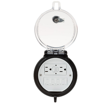 4-Inch Base Data Access GFCI Outlet DAP4BC-G0