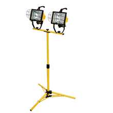 1000 Watt Halogen Telescoping Twin Head Tripod Work Light L13 (Pack of 2)