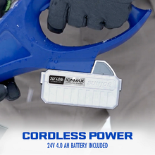 11-Inch 24V Cordless Snow Shovel Kit Includes 5.0Ah Battery & Charger