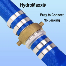 1 1/2" x 100FT Blue 6 Bar Lay Flat Discharge & Backwash Hose with Connectors