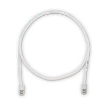 10' 24 AWG White Cat 5e UTP Copper Patch Cord UTPCH10Y