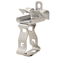 1" SNAP CLOSE CONDUIT CLIP: 1/8”-1/4” FLAN 16M24TZ (Pack of 100)