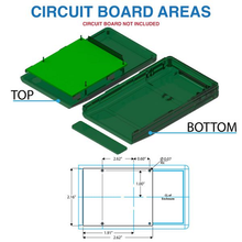 2.40"W x 4.15"L x 0.85"H Faceplate Handheld Enclosure Without Pocket Clip M6,TRGR
