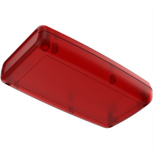 Mother Board Fixing Storage Box Trans Red ,Hand Held Enclosure With Removable End Panel H65TRRDR