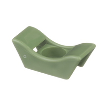 10 Hole Thread Size Polypropylene Screw-On Cable Tie Mount Green TMEH-S10-C109 (Pack Of 100)