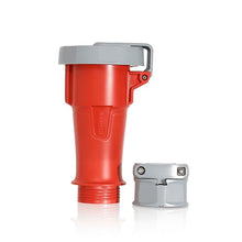 Leviton 30 Amp 480V LEV Series IEC Pin & Sleeve Connector Red 330C7WLEV